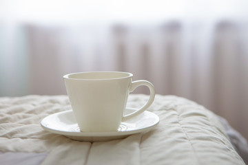 Morning coffee in bed