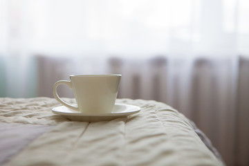 Morning coffee in bed