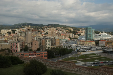 Fototapeta premium Brescia, Italy. View from upper point.