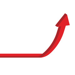 Arrow sign icon isolated on white background. Vector illustration.