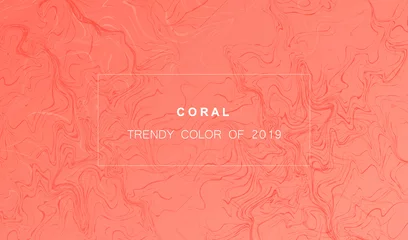 Coral trendige Farbe von 2019. Gradient Luxus abstrakten Hintergrund. Moderne Textur für Layout, Banner, Poster, Flyer, Karten, Webdesign. Vektor eps10. © SidorArt