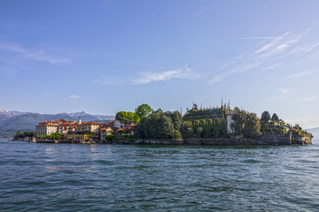 Obraz premium Isola Bella island lake view, Lago Maggiore, Stresa, Lombardy, Italy