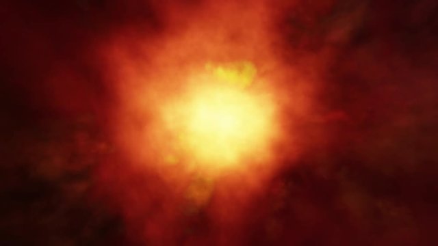 燃えるような光に向かって突き進む　ループ　合成サンプル：https://youtu.be/-loszPkzocc