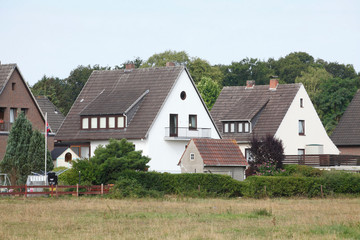 Wohnhäuser, Einfamilienhäuser, Wohngebäude