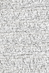  white knitted knit fabric