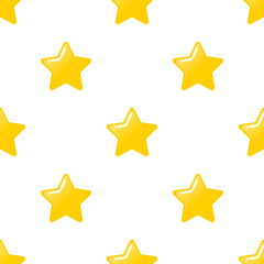Cartoon golden star pattern