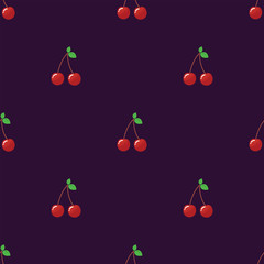 Cartoon small cherry pattern