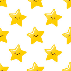 Cute golden star pattern