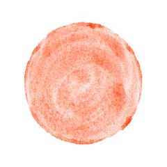 Roter gemalter Wasserfarbe Kreis