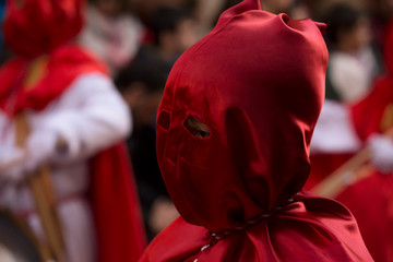 Naklejka premium Procession. Holy week.