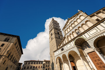 Fototapeta na wymiar Cathedral of San Zeno - Pistoia Tuscany Italy