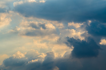 Obraz premium twilight colorful sky and cloud