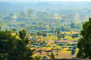 Far view in Angkor Wat / Cambodia