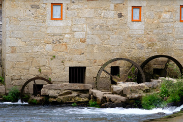 A mill-house detail in Vilar de Mouros place in Portugal with a tilt and shift lens.