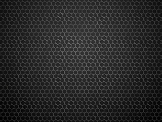abstract dark geometric hexagon pattern