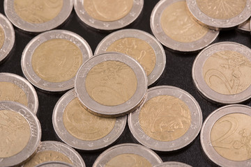 euro coins