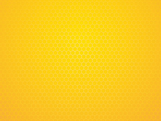 abstract yellow geometric hexagon background
