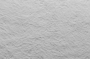 White background or texture, plastered wall. Empty plaster or acrylic texture.