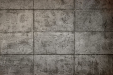 Rough concrete block wall background in loft style