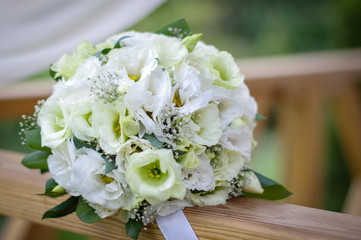 Beautiful wedding bouquet 