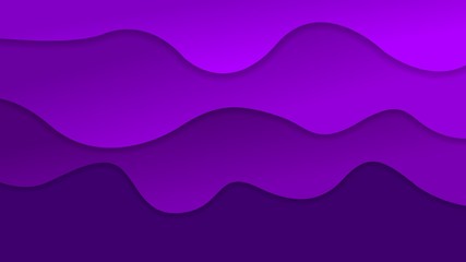 3D violet gradient layers abstract background. Vector design for business presentations, flyers, posters and invitations. Colorful carving art with shadows.