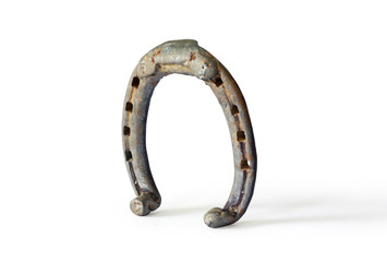 Horseshoe. Isolated with clipping path.