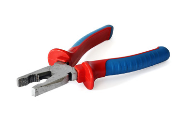 Pliers. Isolated with clipping path.