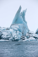 Lagoon with icebergs, Iceland