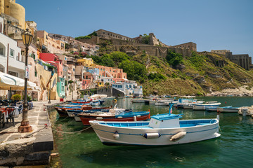 Fototapeta na wymiar Procida Island, Sicily, Italy