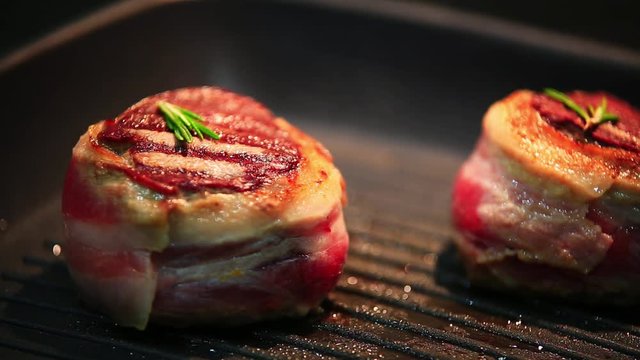 Two steaks of filet mignon