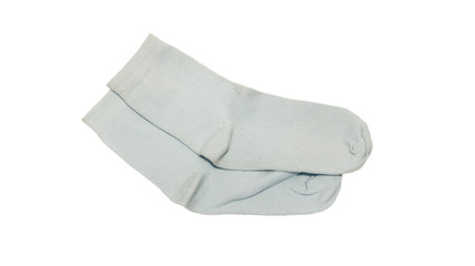 pair of light blue socks