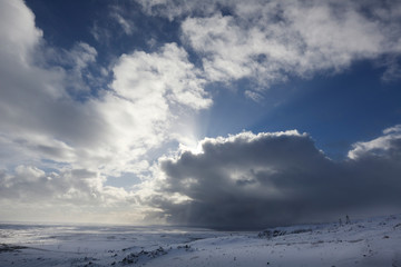 Winter landscape Iceland