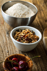 Healthy breakfast variety