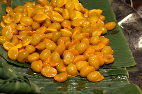 Thai Dessert, Med Kanoon,Street Food in Bangkok, Thailand