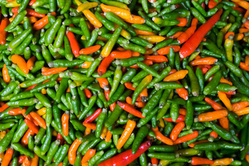 Colorfull chilli peppers