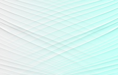 Obraz premium A wave pattern of white and blue. The background is turquoise with streaks and curved lines.