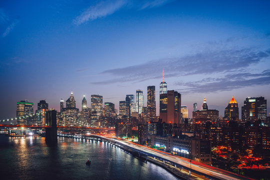 Fototapeta New York view from above