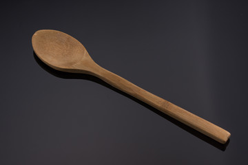 Wooden cooking spoon