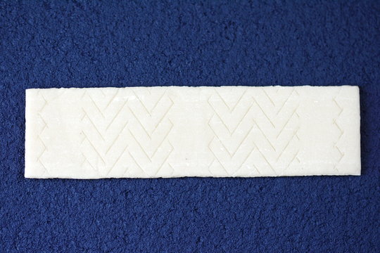 chewing gum ,white rubber blade