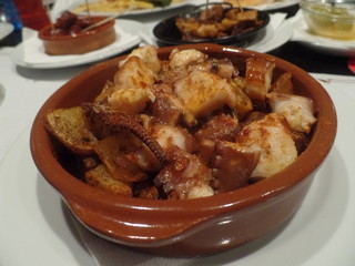 A bowl of octopus tapas