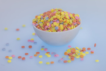 Colorful sweets, colorful sprinkles