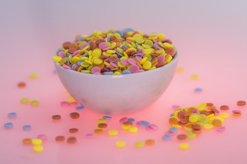 Colorful sweets, colorful sprinkles
