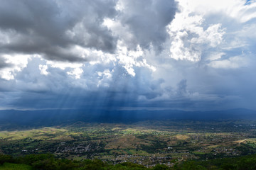 Paisaje Oaxaque&ntilde;o desde Monte Alban