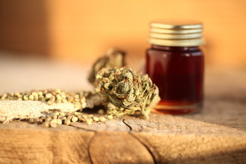 close up recreation marijuana medical cannabis oil cbd