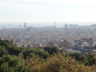 Views over Barcelona city, Spain