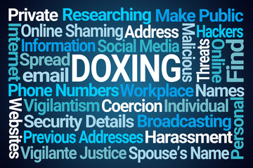 Doxing Word Cloud
