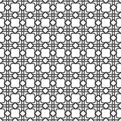 Black and white Seamless Modern Pattern. Art-Deco Geometric Background. Graphic Design. Vector Illustration.