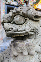 Buddhist sculpture of a lion