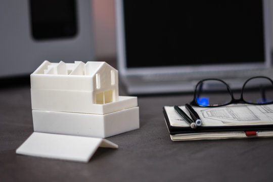 Architekturmodelle Druck nach Skizze