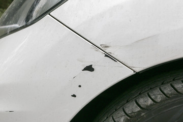 Car crash , chipping paint - 245385737